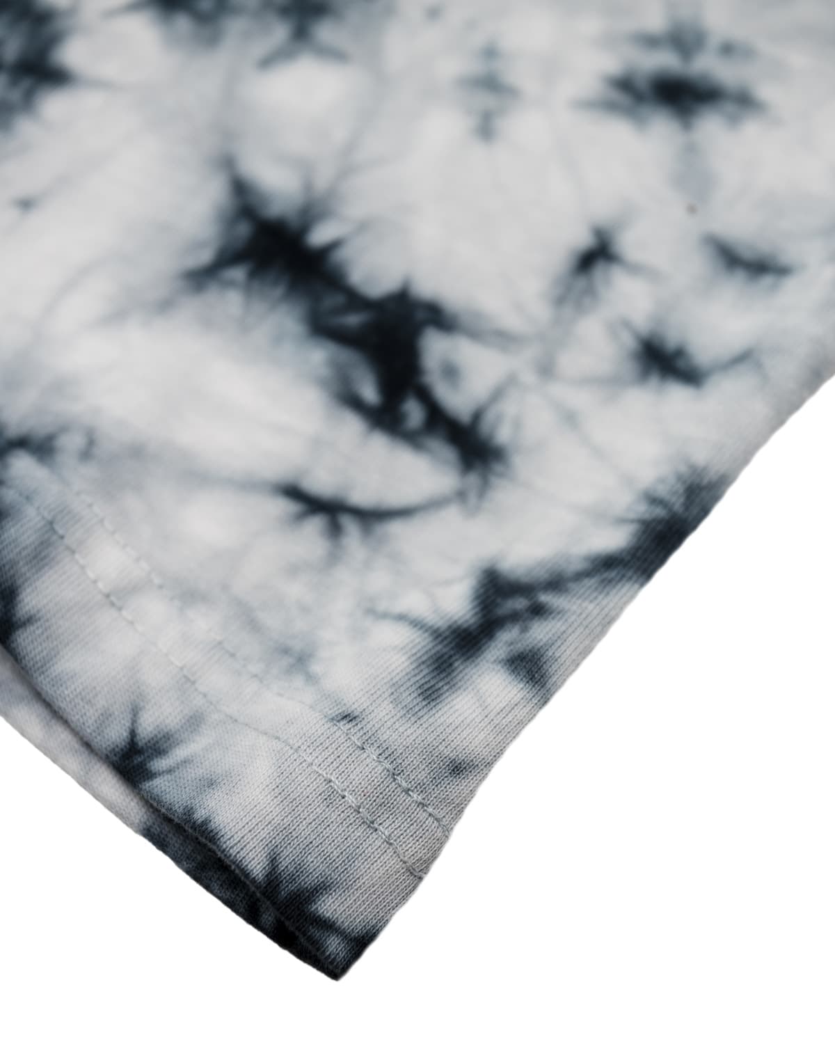 Sliced Logo Tie Dye Long Sleeve Tee (Black/White)