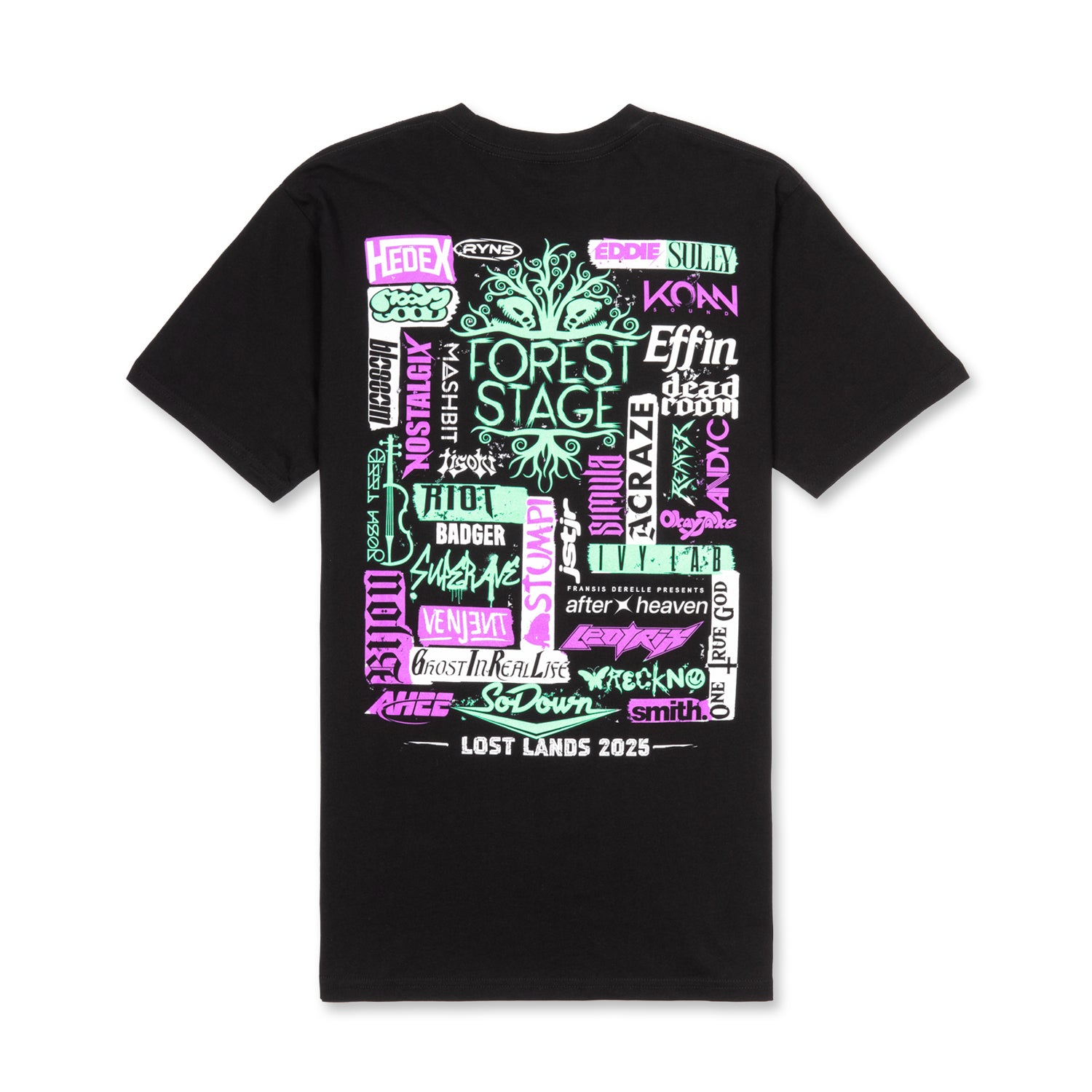 Forest Stage Lineup Tee 2025