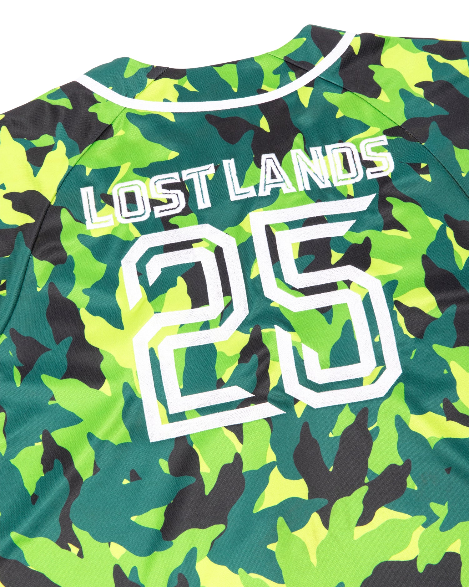 Lost Lands Baseball Jersey - Green Camo