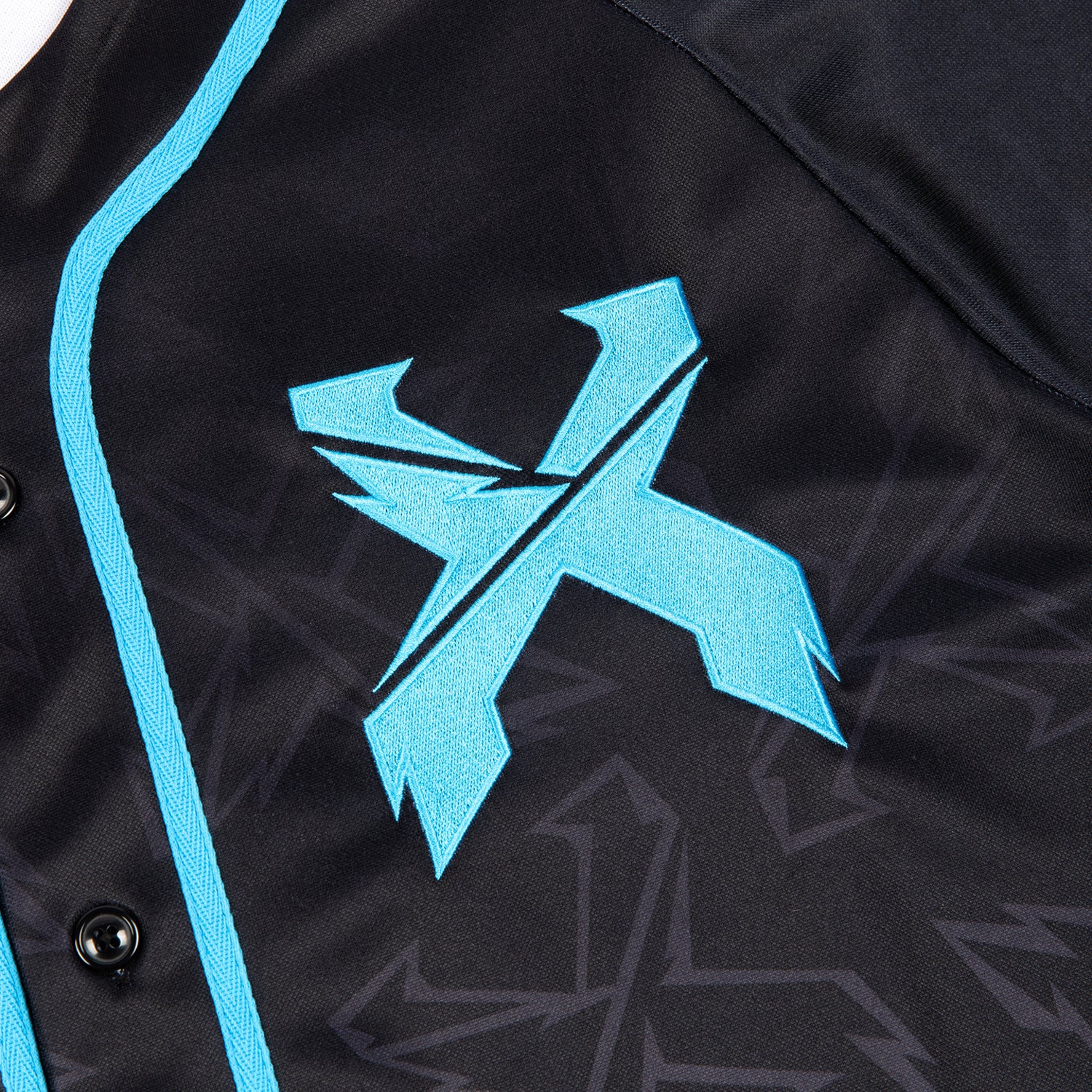 Excision Thunderdome Baseball Jersey Black/Teal