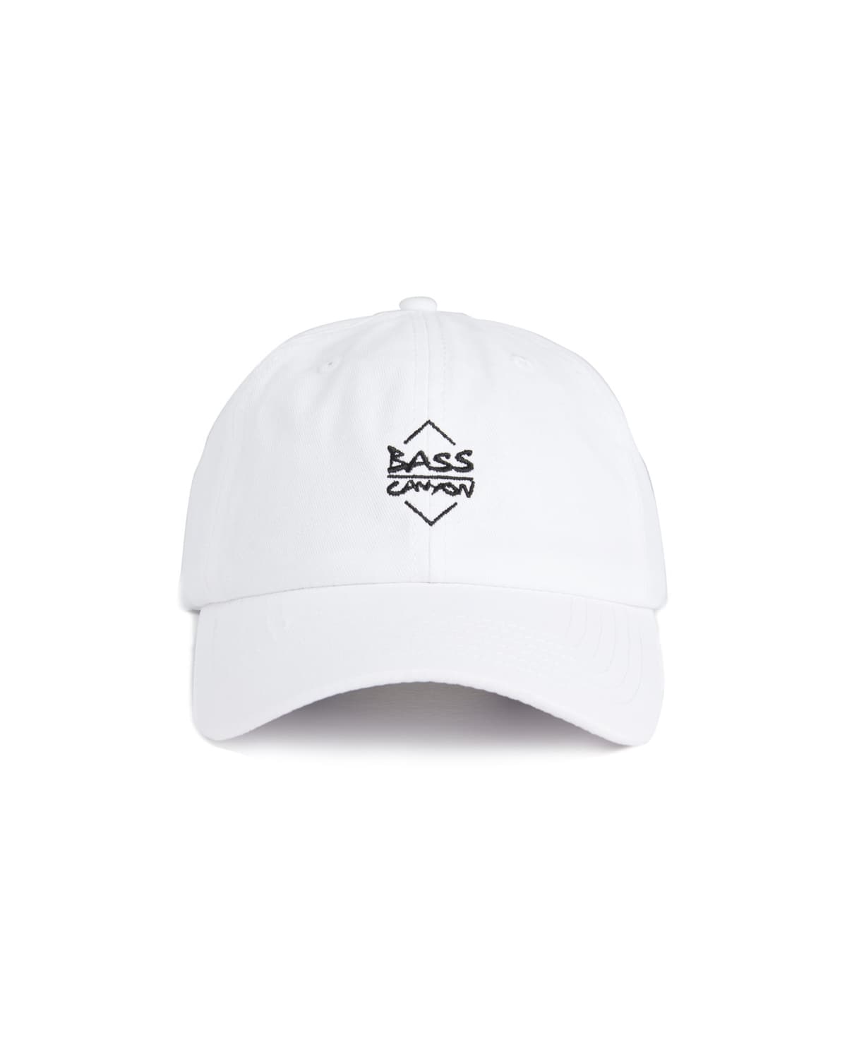 Bass Canyon Dad Hat - White