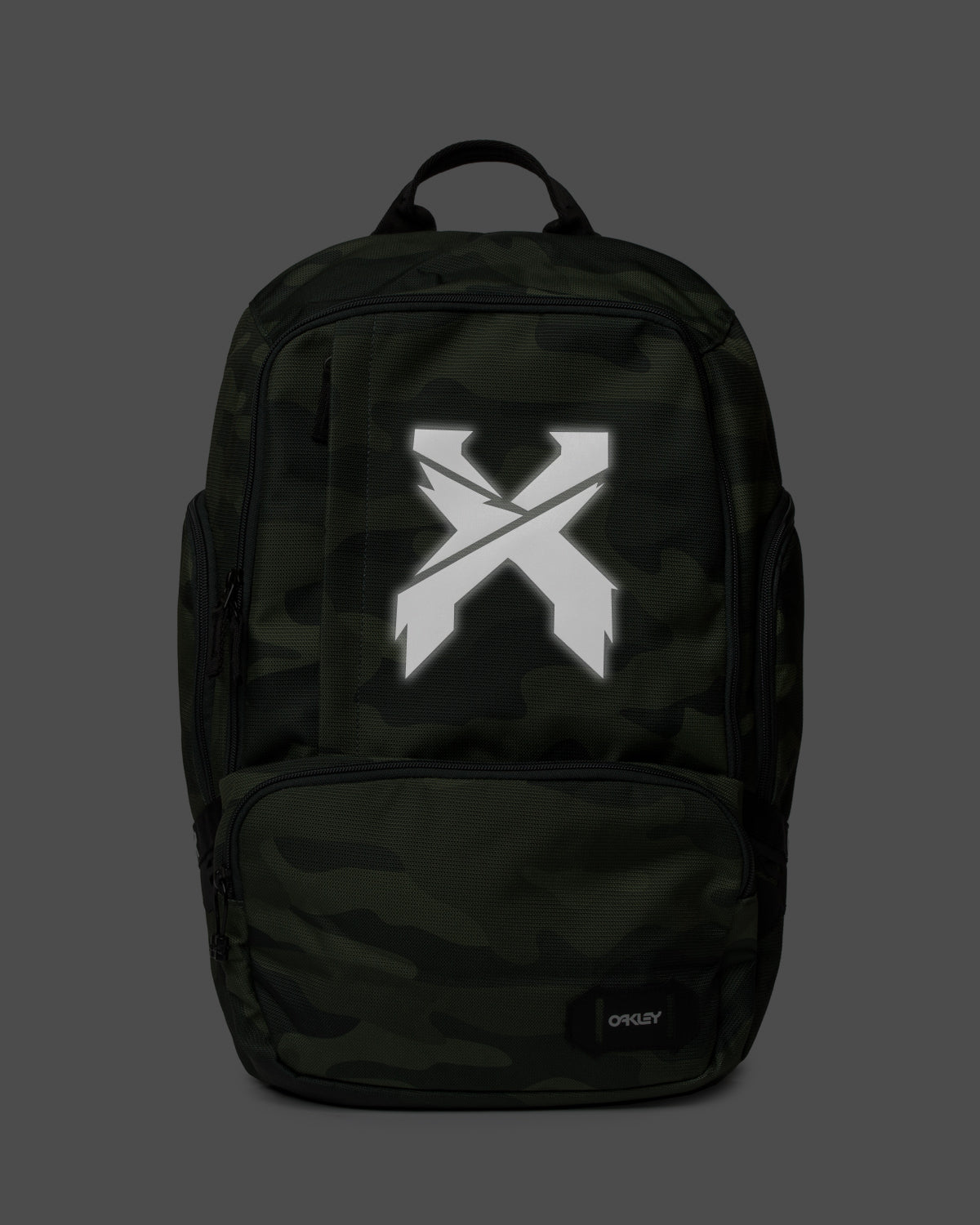 Sliced Logo Reflective Oakley Backpack (Camo)