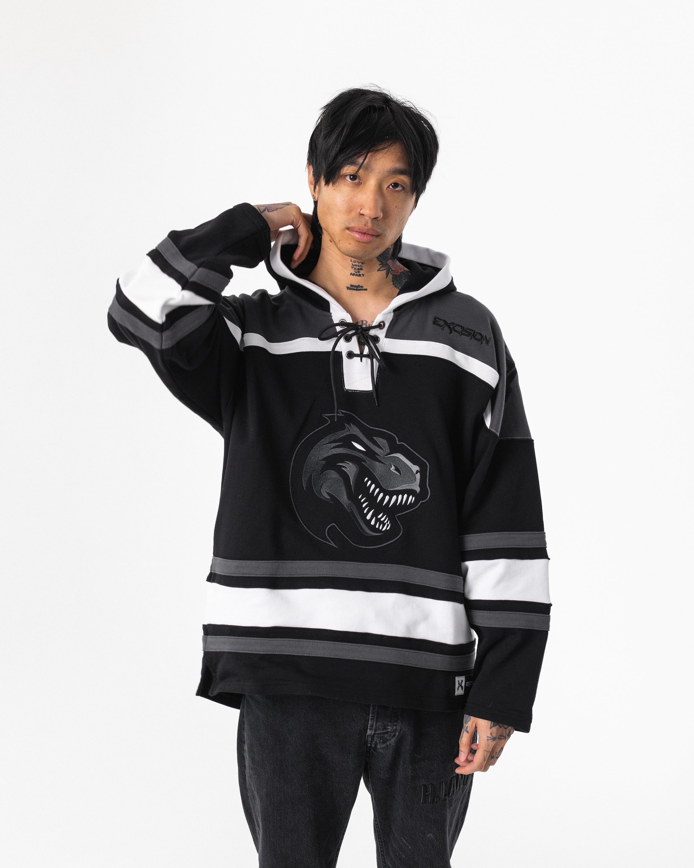 Lacer Hockey Hoodie - Black - Excision