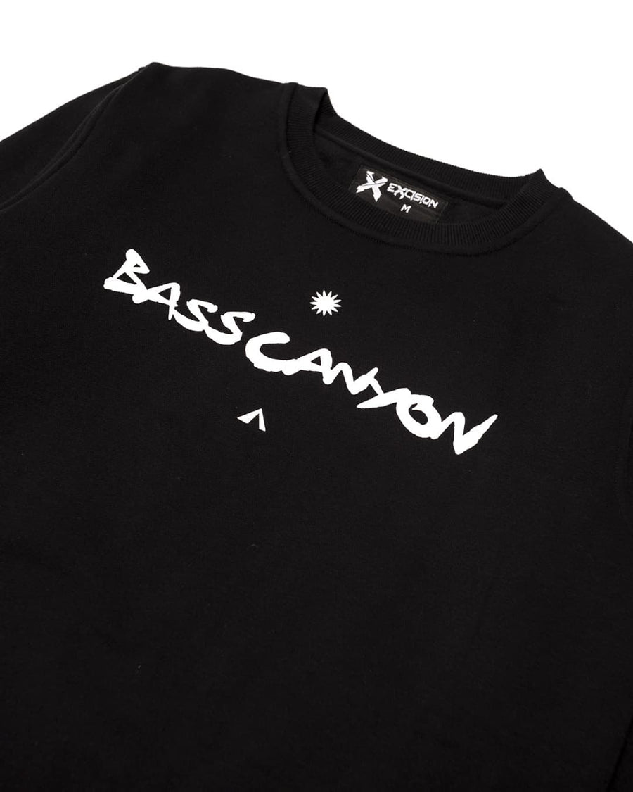 Bass Canyon Crewneck Sweatshirt (Black)