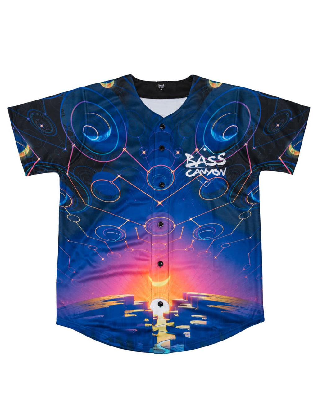 Excision 'Bass Canyon' Basketball Jersey - Black/Purple