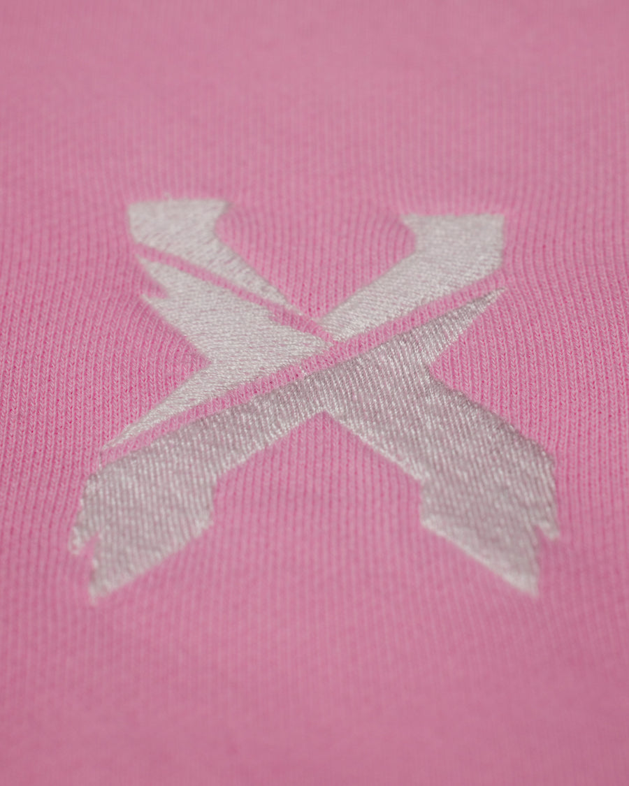 Sliced Logo Ombre Hoodie (Pink)