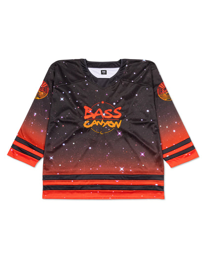 Bass Canyon Hockey Jersey - Red Orange