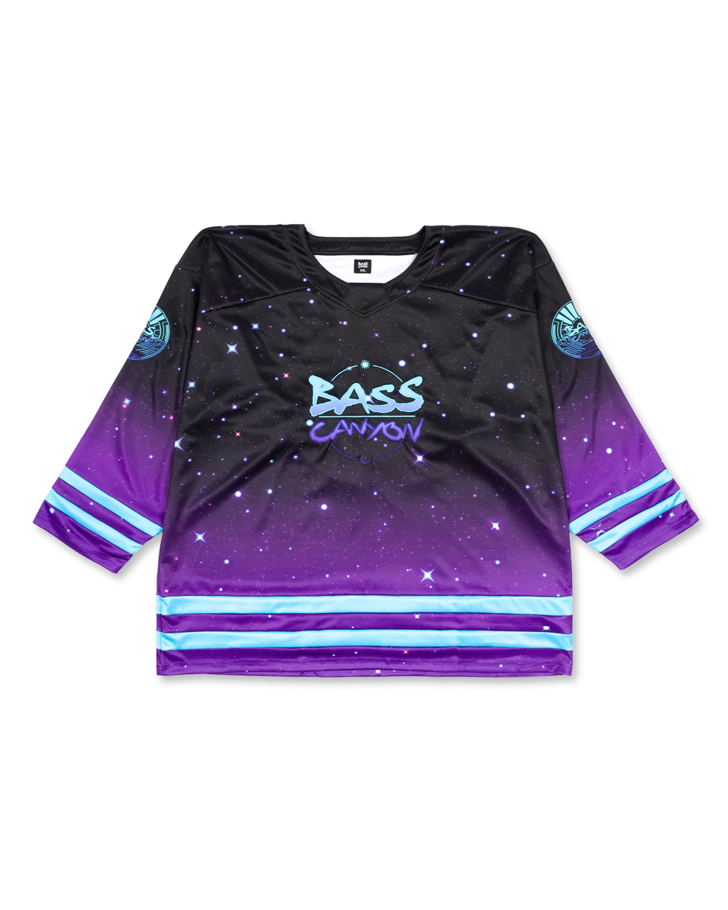 Bass Canyon Hockey Jersey - Blue Purple