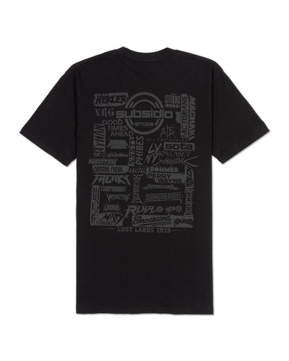 Subsidia Stage Lineup Tee 2025