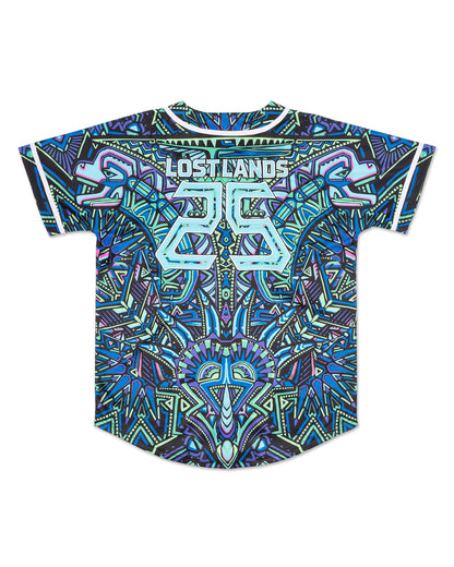 Lost Lands Baseball Jersey - Blue Green