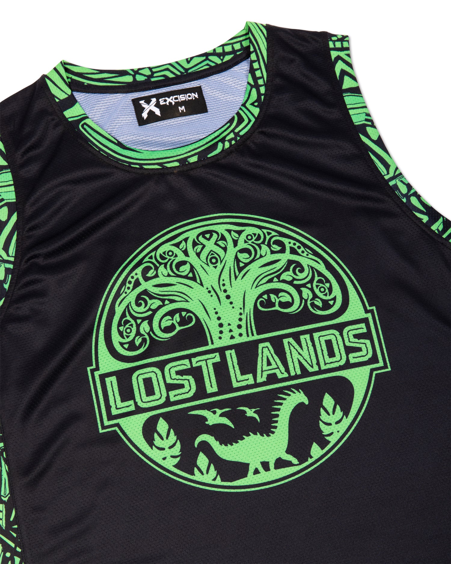 Excision Green Lost Lands Basketball Jersey