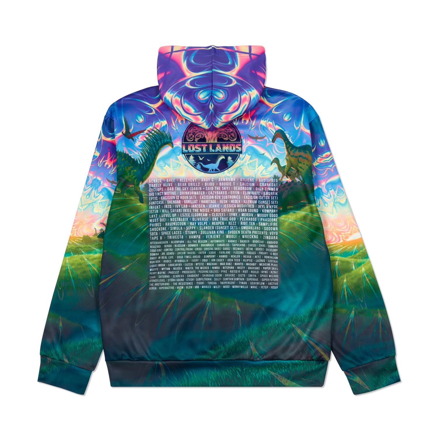 Lost Lands Sublimated Lineup Hoodie 2025