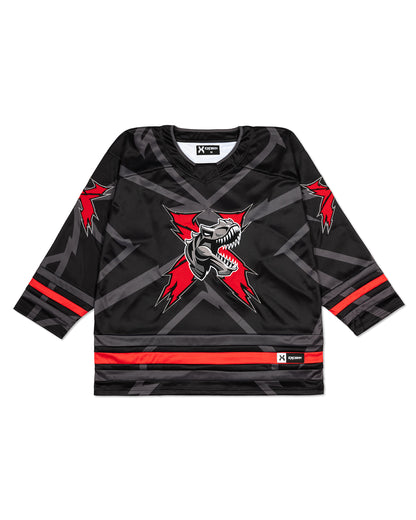 Red/Black Hockey Jersey - Excision