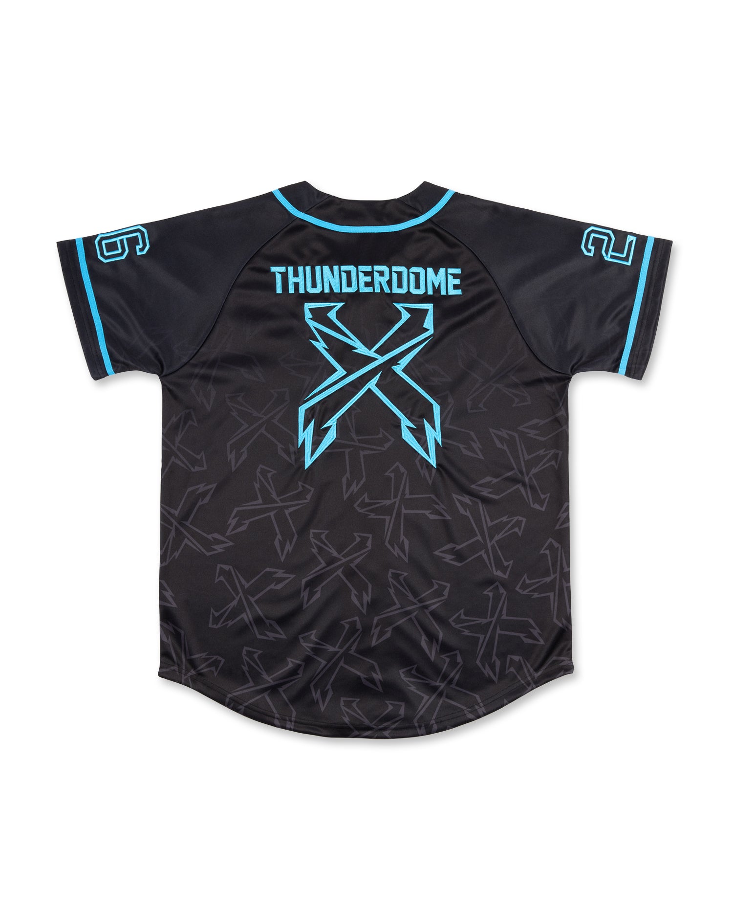Excision Thunderdome Baseball Jersey Black/Teal