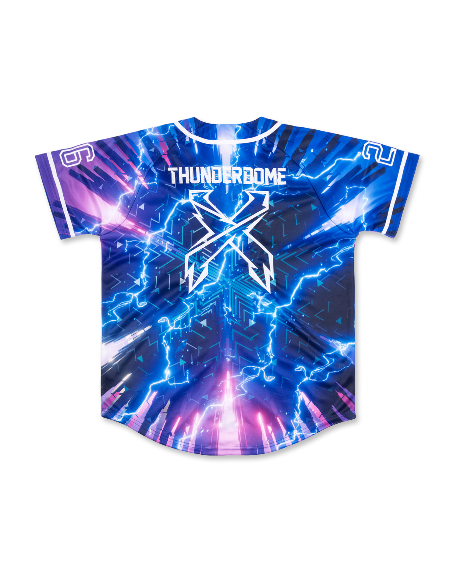 Excision Thunderdome Lightning Bolt Baseball Jersey
