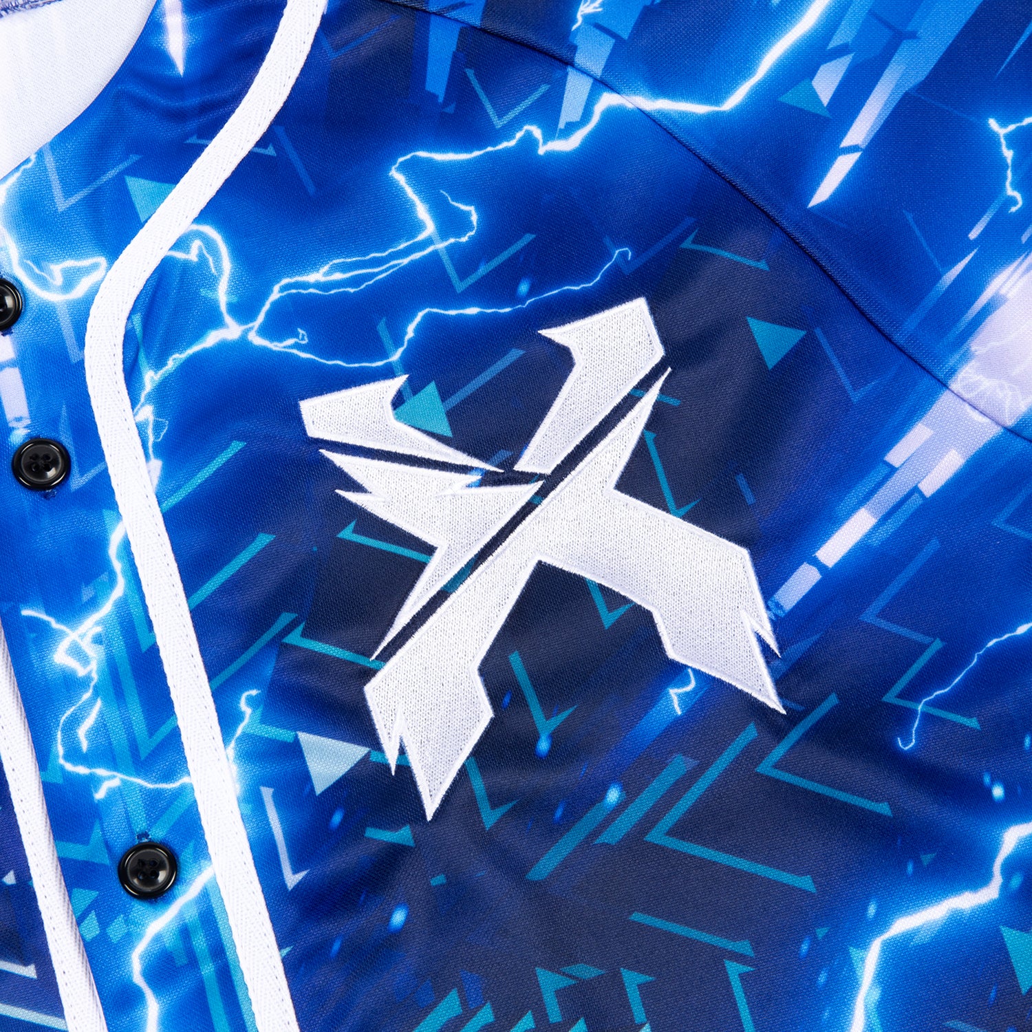 Excision Thunderdome Lightning Bolt Baseball Jersey