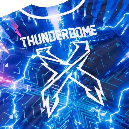 Excision Thunderdome Lightning Bolt Baseball Jersey