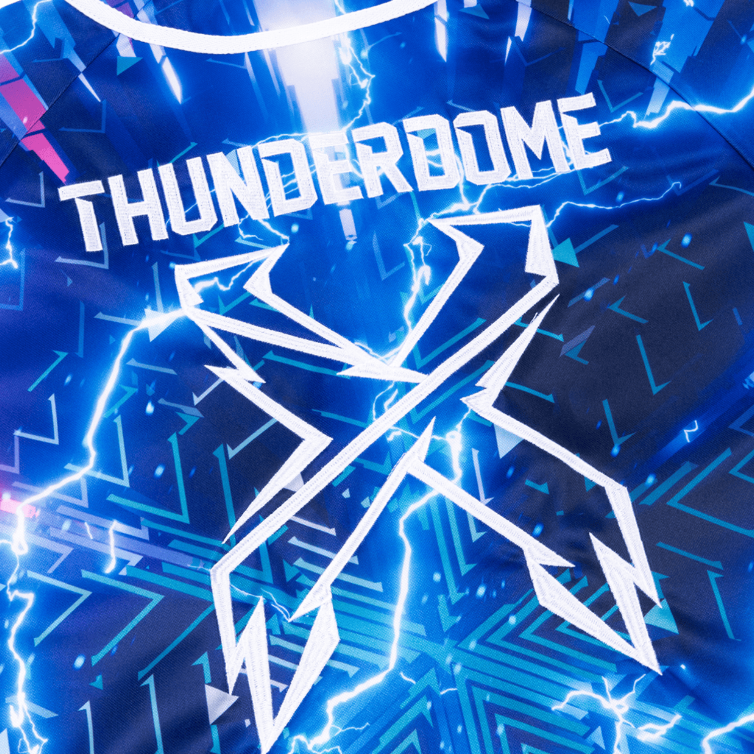 Excision Thunderdome Lightning Bolt Baseball Jersey