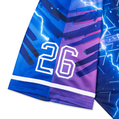 Excision Thunderdome Lightning Bolt Baseball Jersey