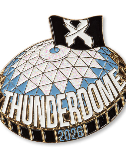 Gold Thunderdome Pin