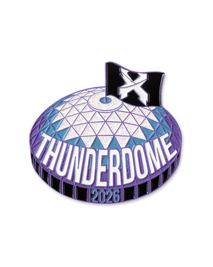 Purple Thunderdome Pin
