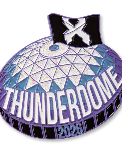 Purple Thunderdome Pin