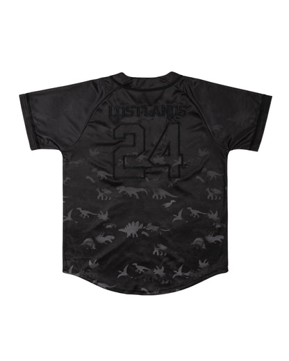 Lost Lands Black Dino Baseball Jersey - Excision