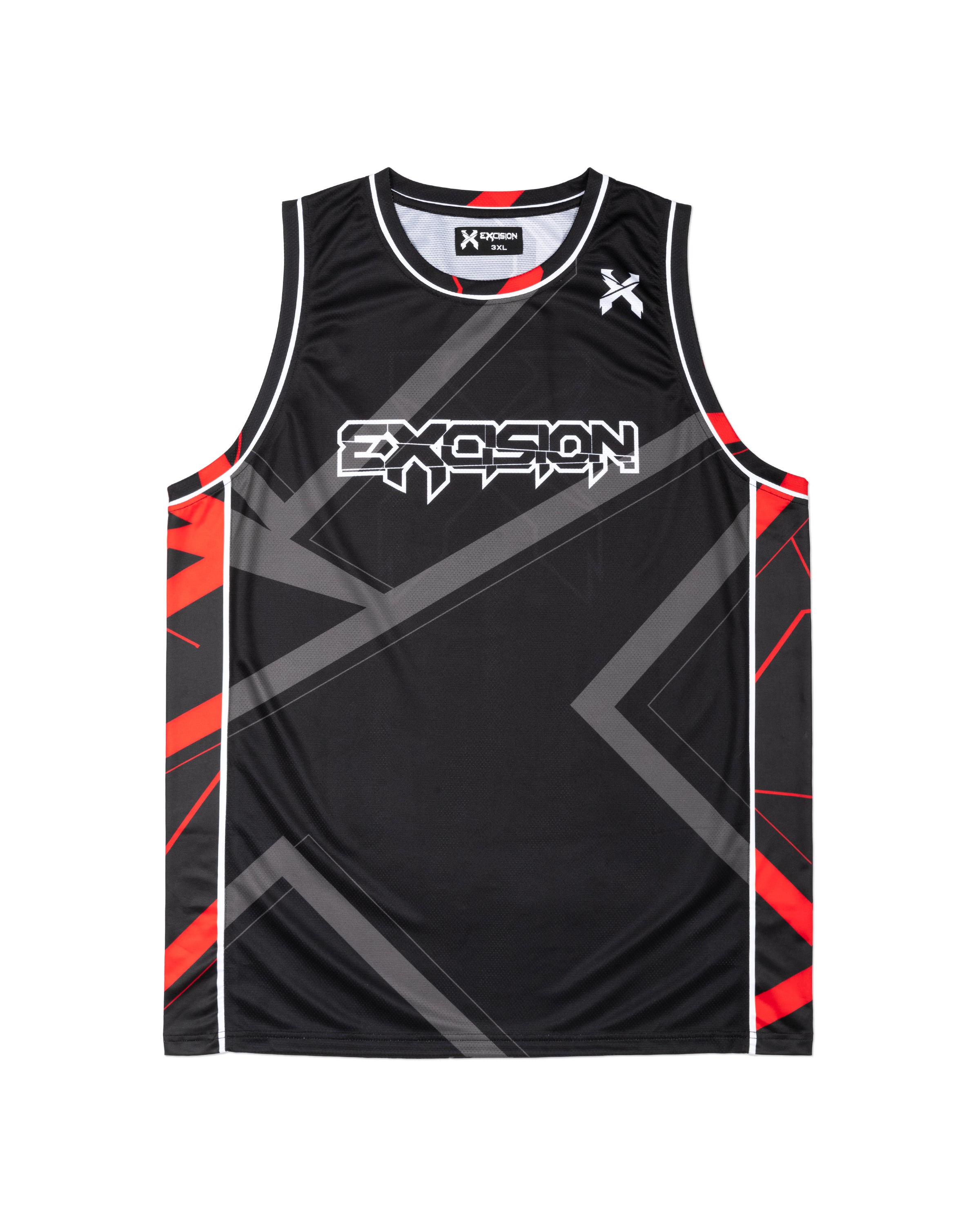 Excision Red Basketball Jersey - Excision