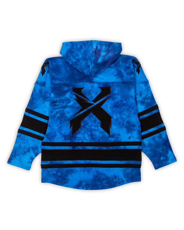 Blue Tie Dye Lacer Hoodie – Excision