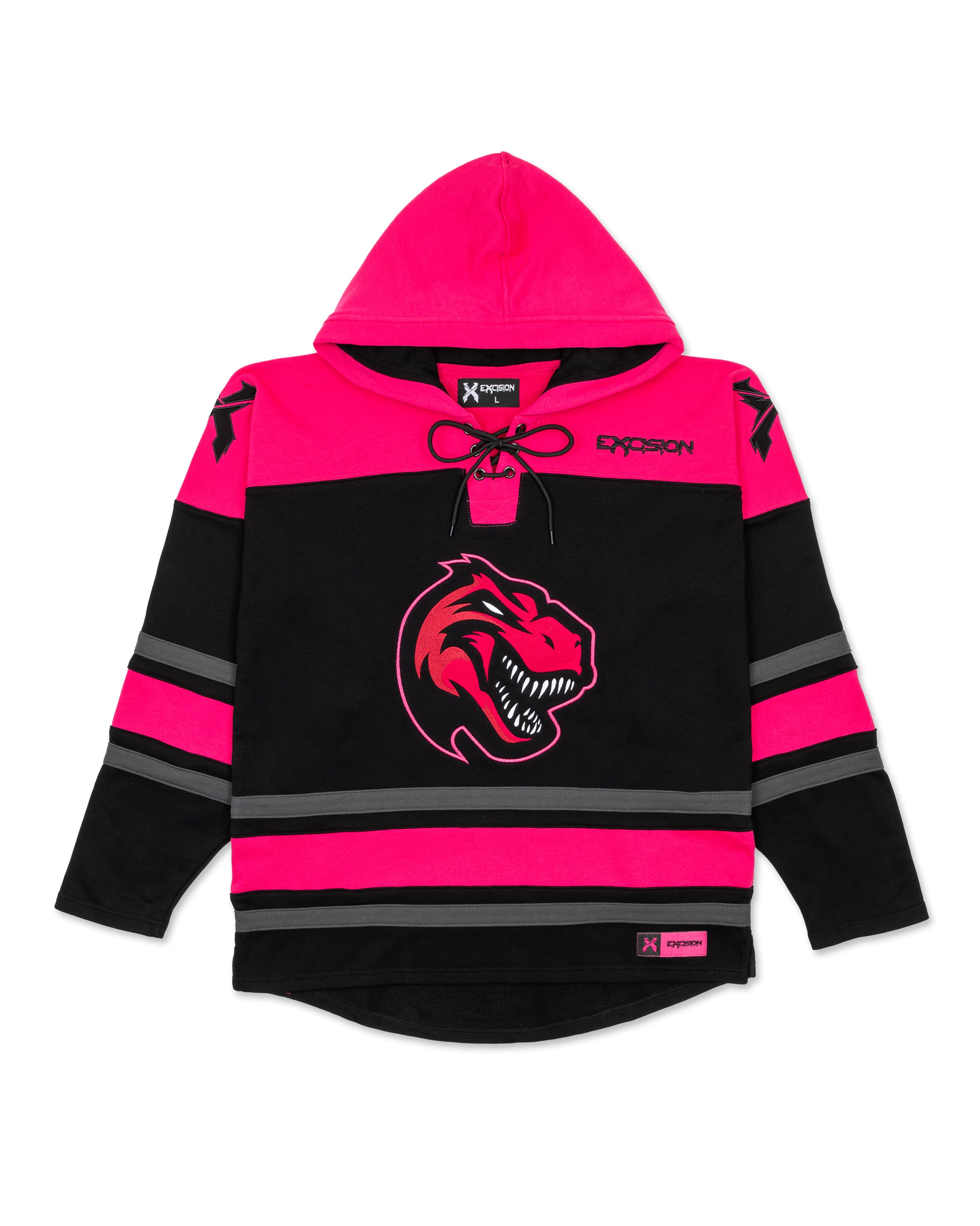 Lacer Hockey Hoodie - Pink