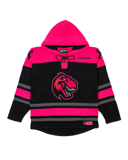 Lacer Hockey Hoodie - Pink - Excision