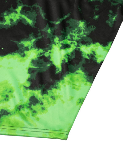 Lost Lands Tie Dye Baseball Jersey (Green) - Excision