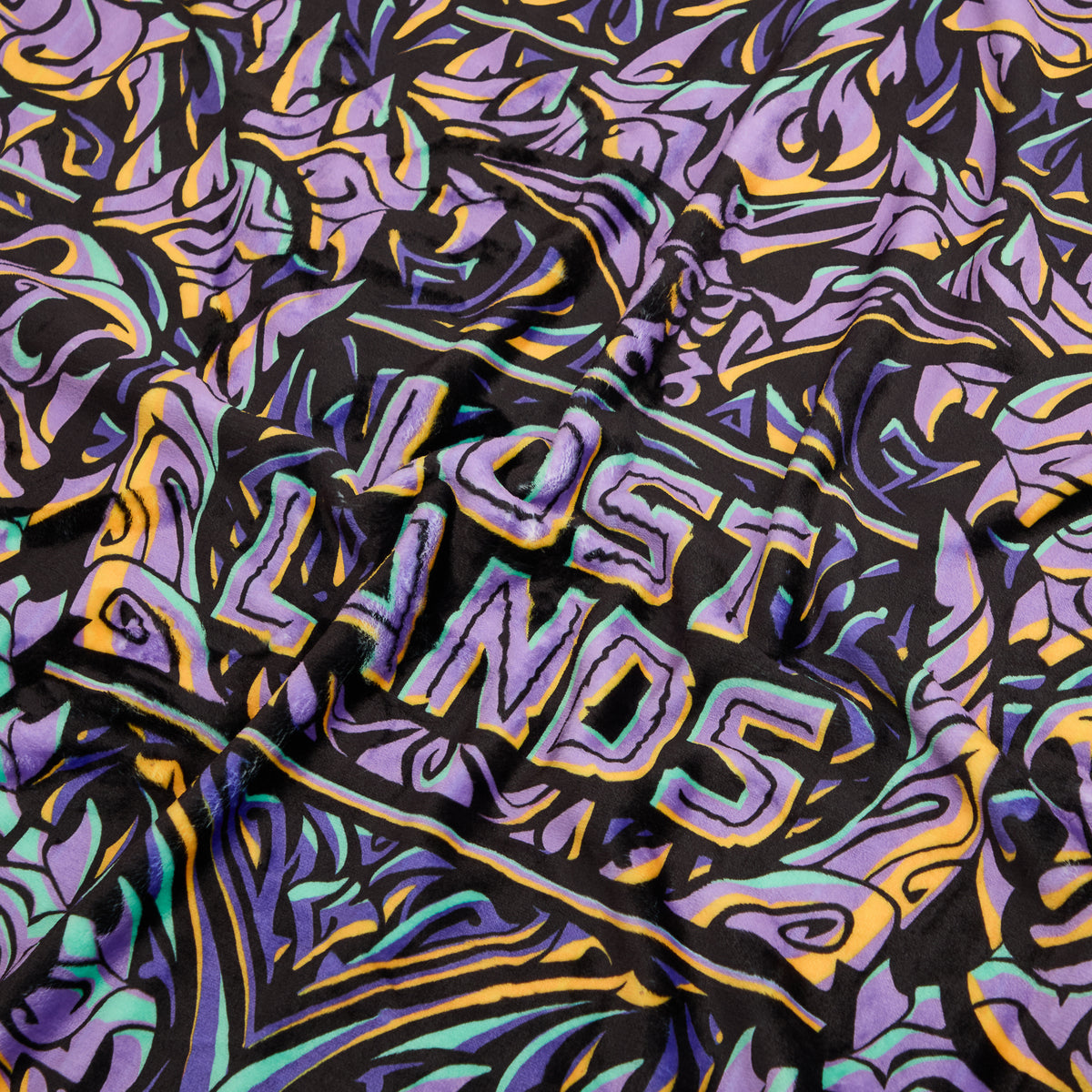 Ancient Bones Blanket - Neon Purple