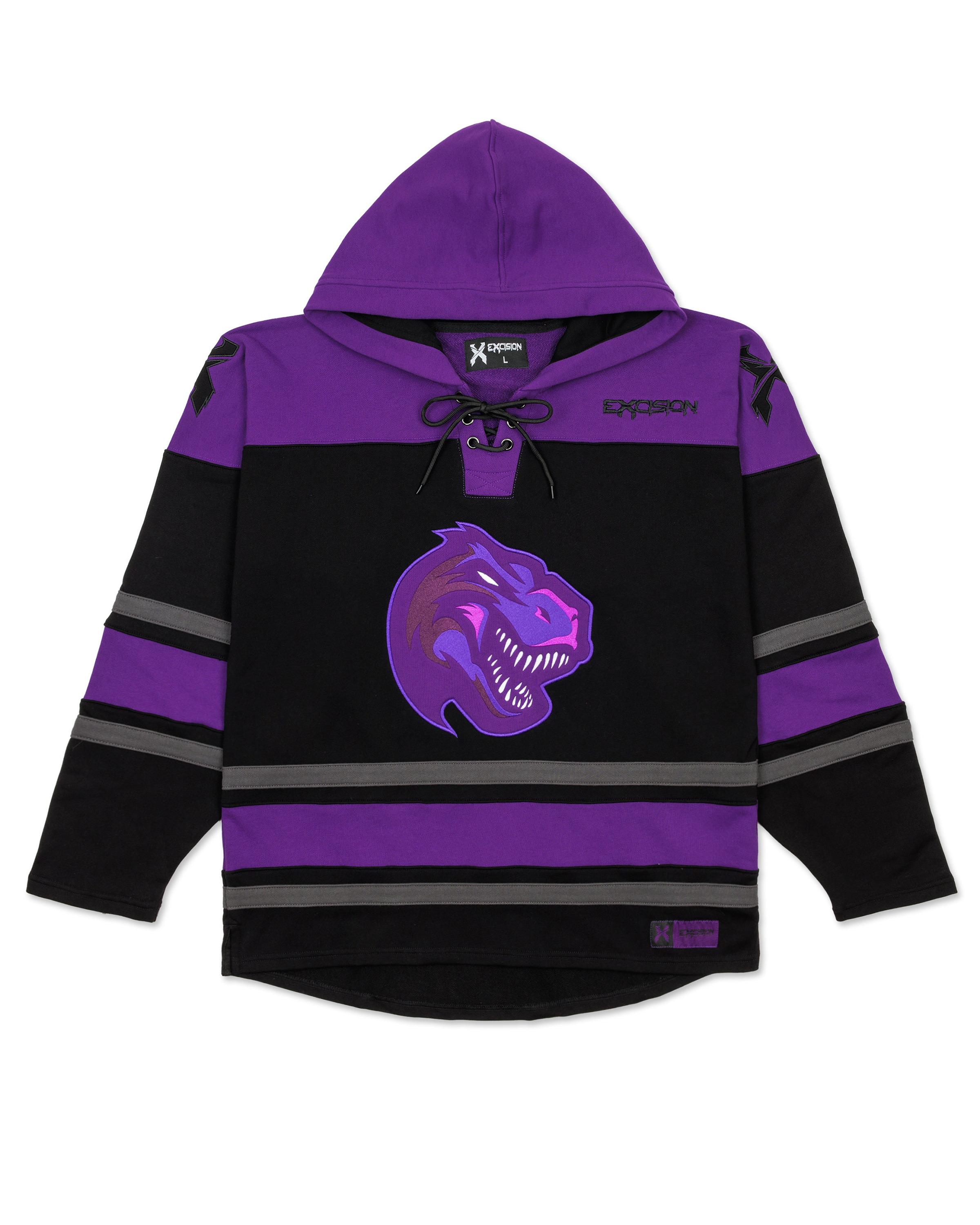 Lacer Hockey Hoodie - Purple