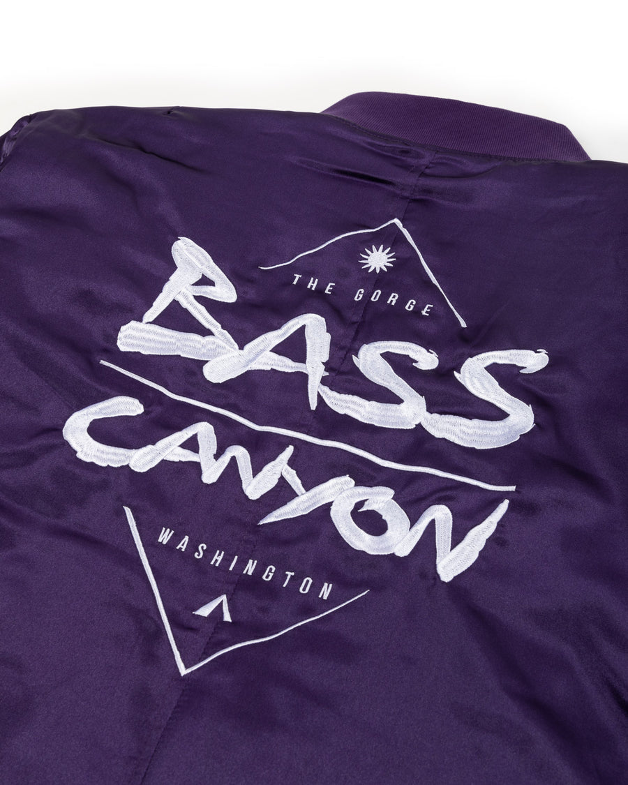 Bass Canyon Flight Jacket (Purple)