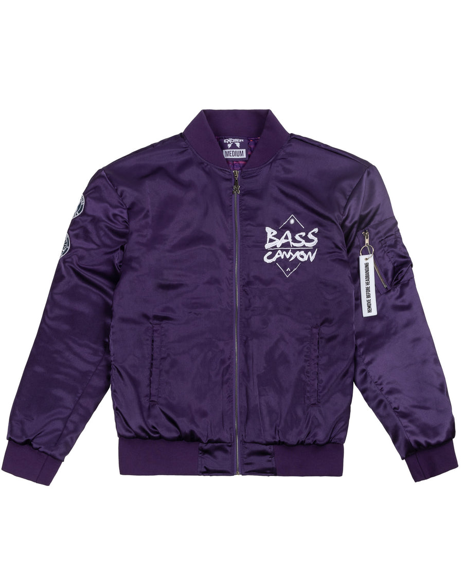 Bass Canyon Flight Jacket (Purple)