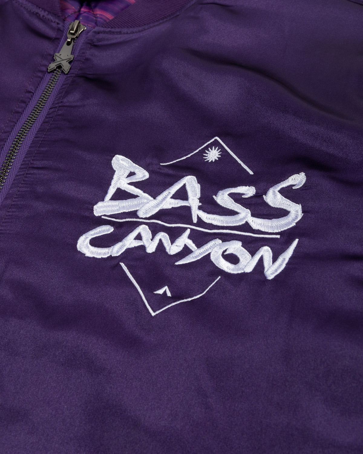 Bass Canyon Flight Jacket Purple Excision