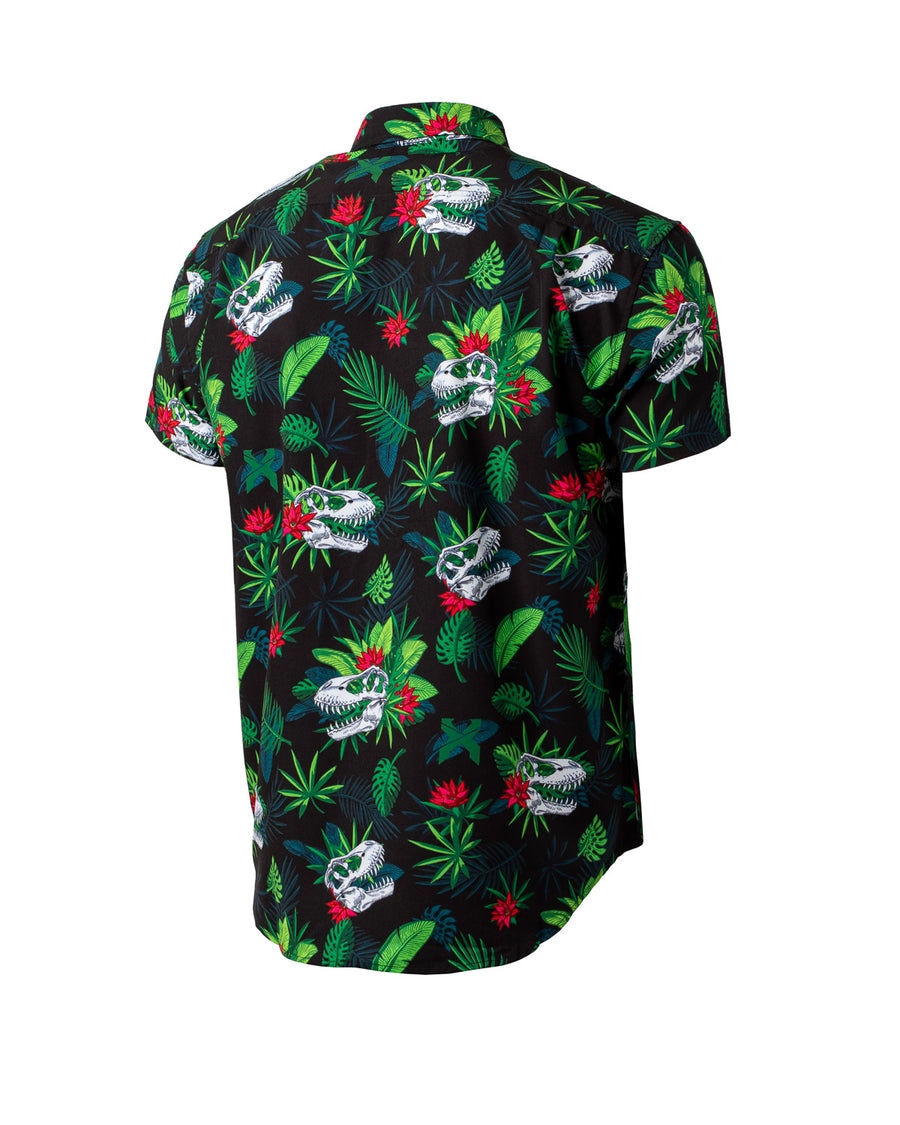 Aloha Rex Button Up Shirt (Black)