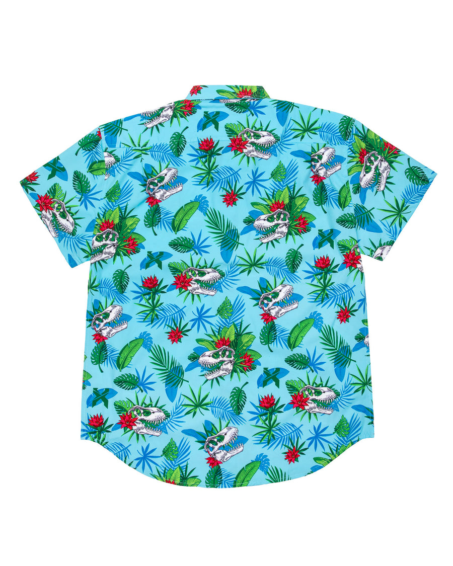 Aloha Rex Button Up Shirt (Blue)