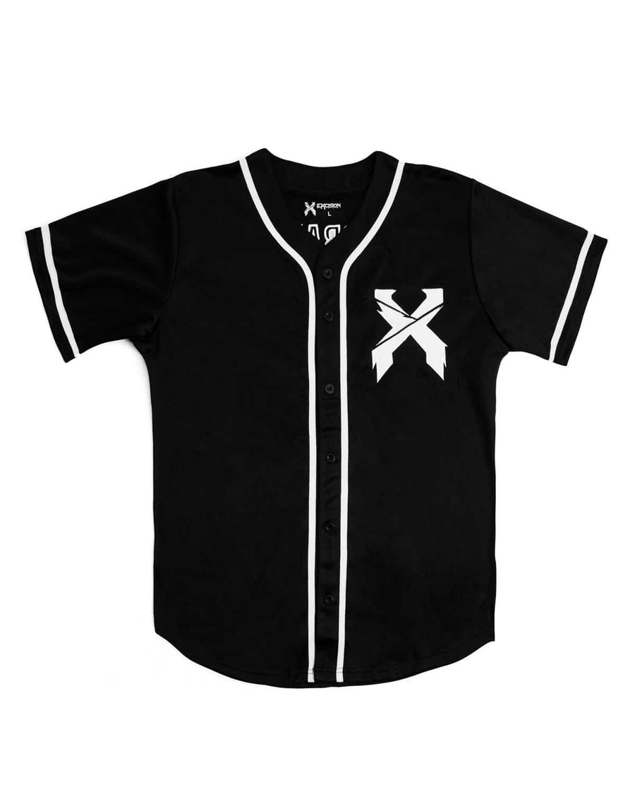 Excision Baseball Jersey (Black/White)