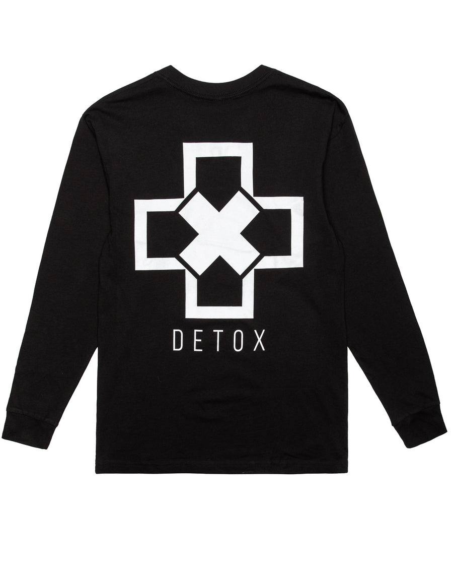 Detox Long Sleeve Tee (Black)