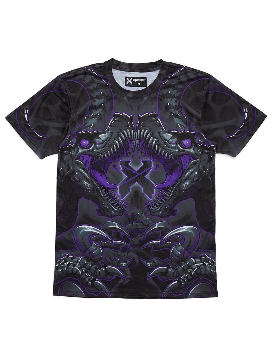 Raptor Attack Dye Sub Tee (Purple/Black)
