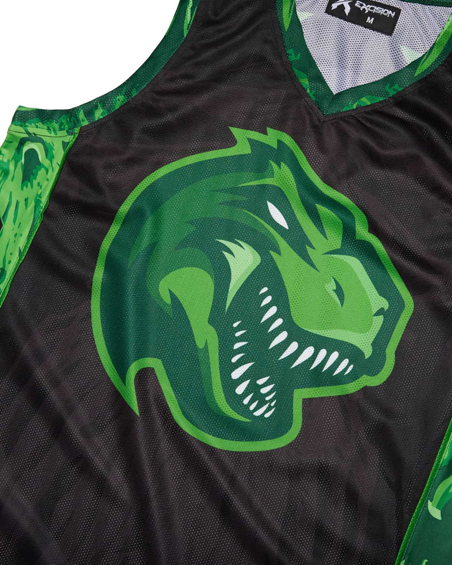 Rex Basketball Jersey (Green/Black)