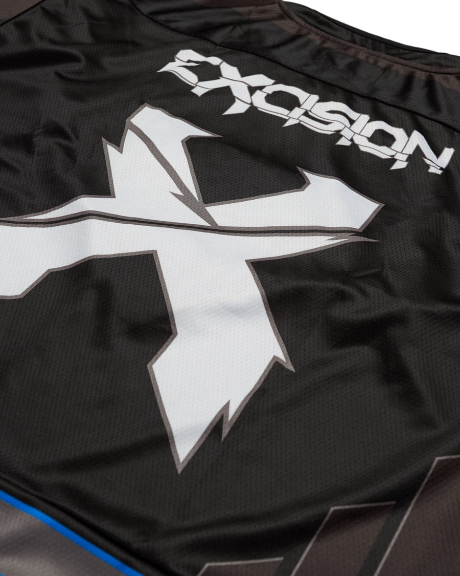 Rex Unisex Hockey Jersey (Black/Blue)