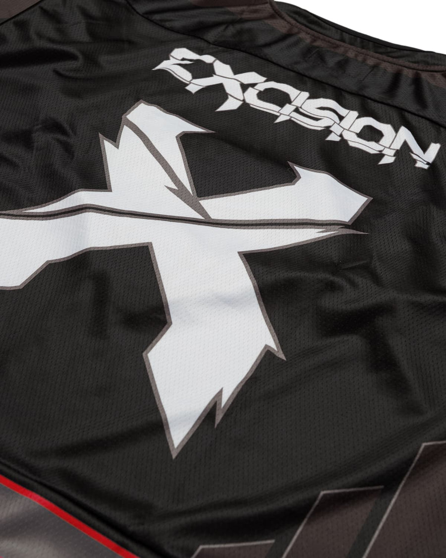 Rex Unisex Hockey Jersey (Black/Red)