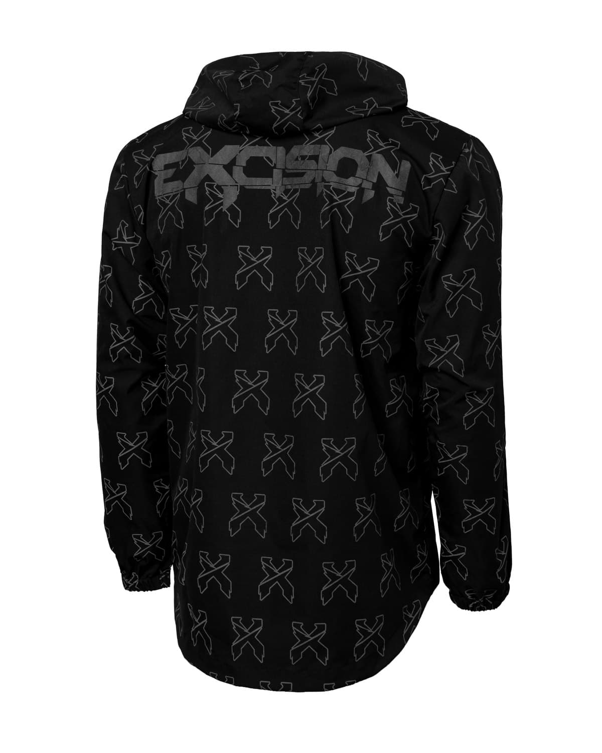 Excision 'Sliced' Logo All-Over Spectrum Reflective Zip Up Jacket