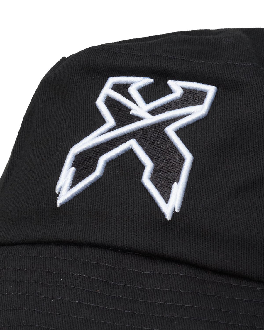 Sliced Logo Bucket Hat (Black/White)