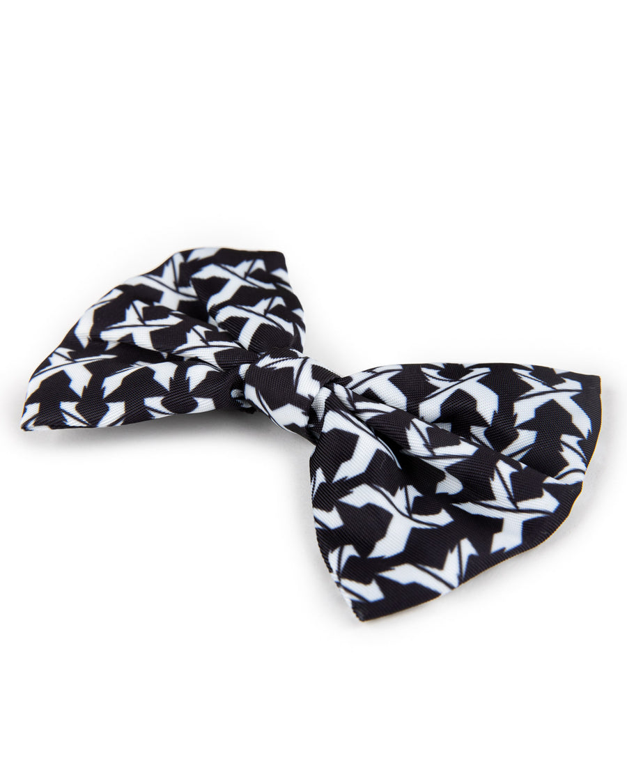 Rex Dog Bow Tie (Black/White)