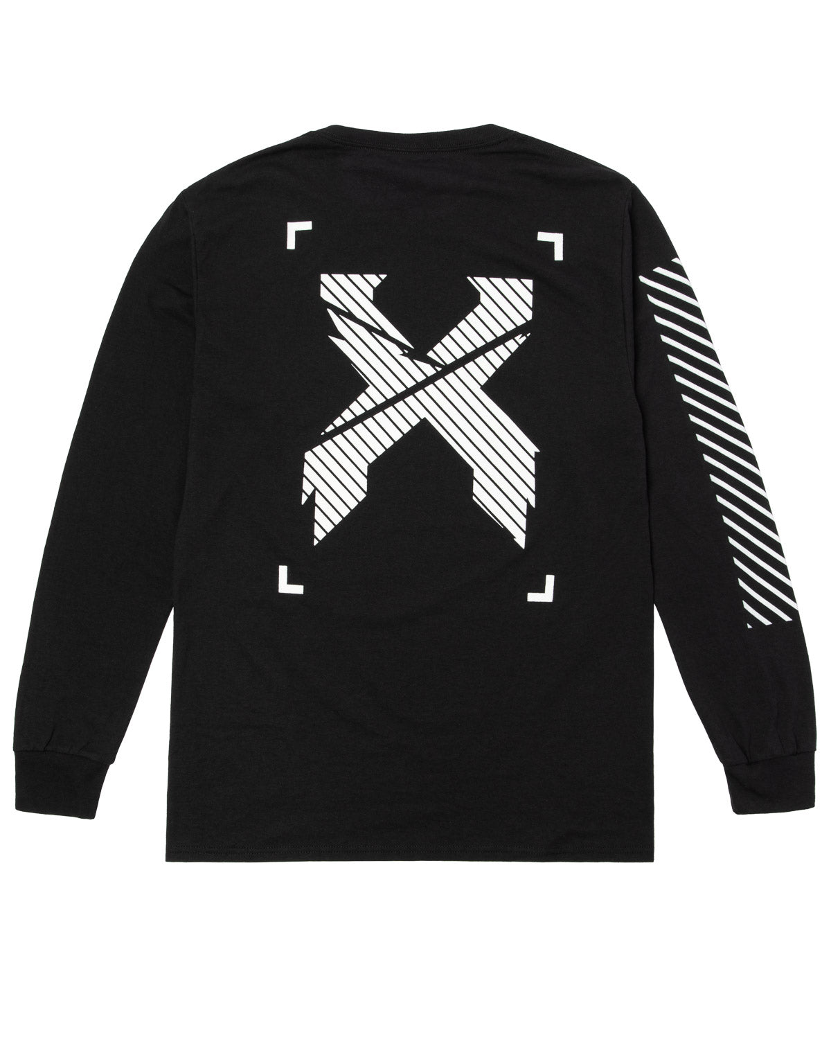 Excision 'Sliced' Logo Long Sleeve Tee (Black)