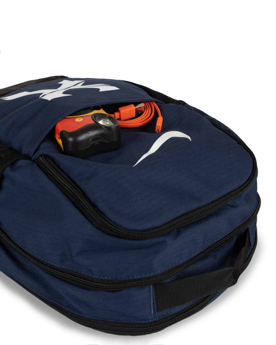Sliced Logo Nike Backpack (Navy)